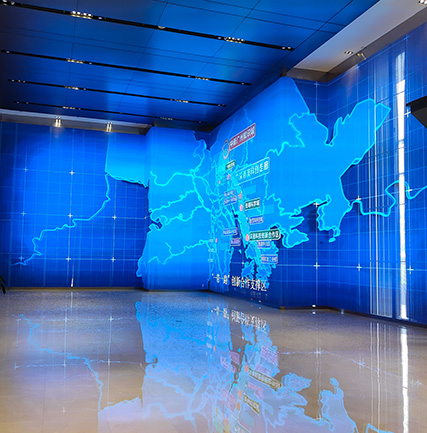 廣州人才大廈LED透明屏項目