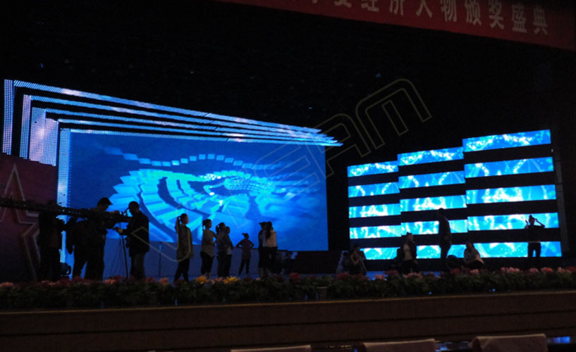 中國寧夏電視臺(tái)Cn-P10租賃LED顯示屏項(xiàng)目