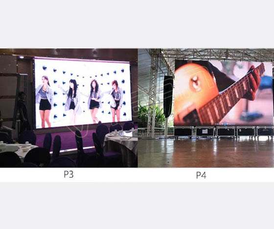 室內(nèi)全彩LED顯示屏P3和P4的區(qū)別？哪個(gè)更好？