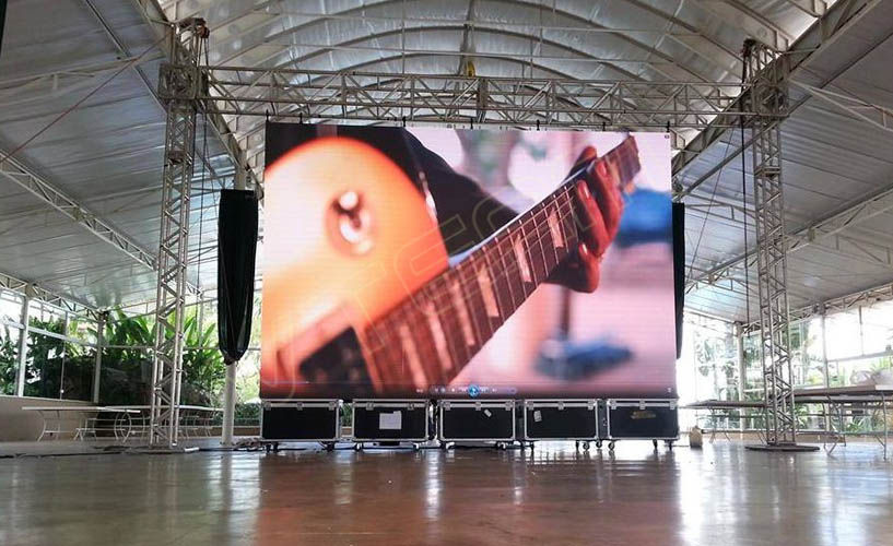 巴西舞臺(tái)租賃LED顯示屏 An6.9