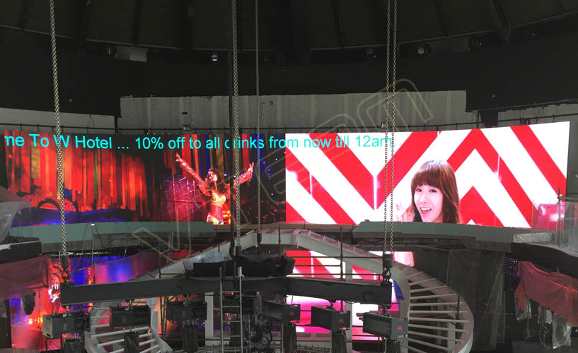 迪拜酒店 室內LED租賃屏An-6.9