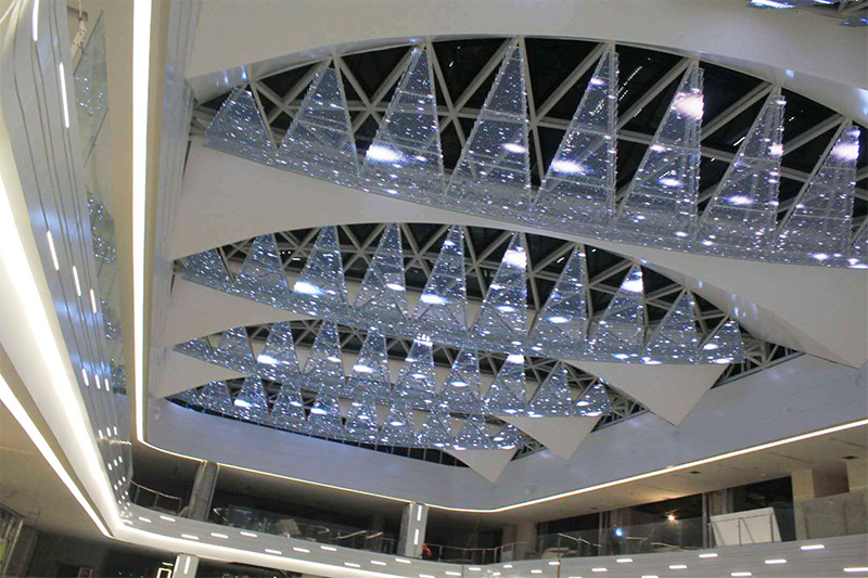 九江快樂城透明異形天幕項(xiàng)目