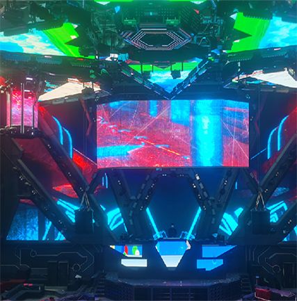 河南商丘Monica莫妮卡酒吧LED透明屏項(xiàng)目