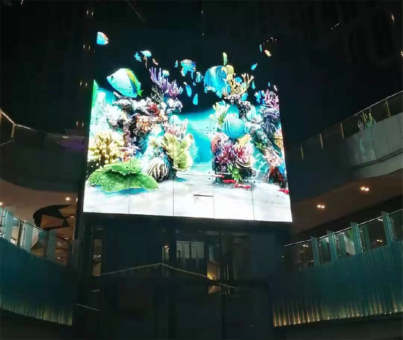 杭州愛尚里L(fēng)ED透明屏項目